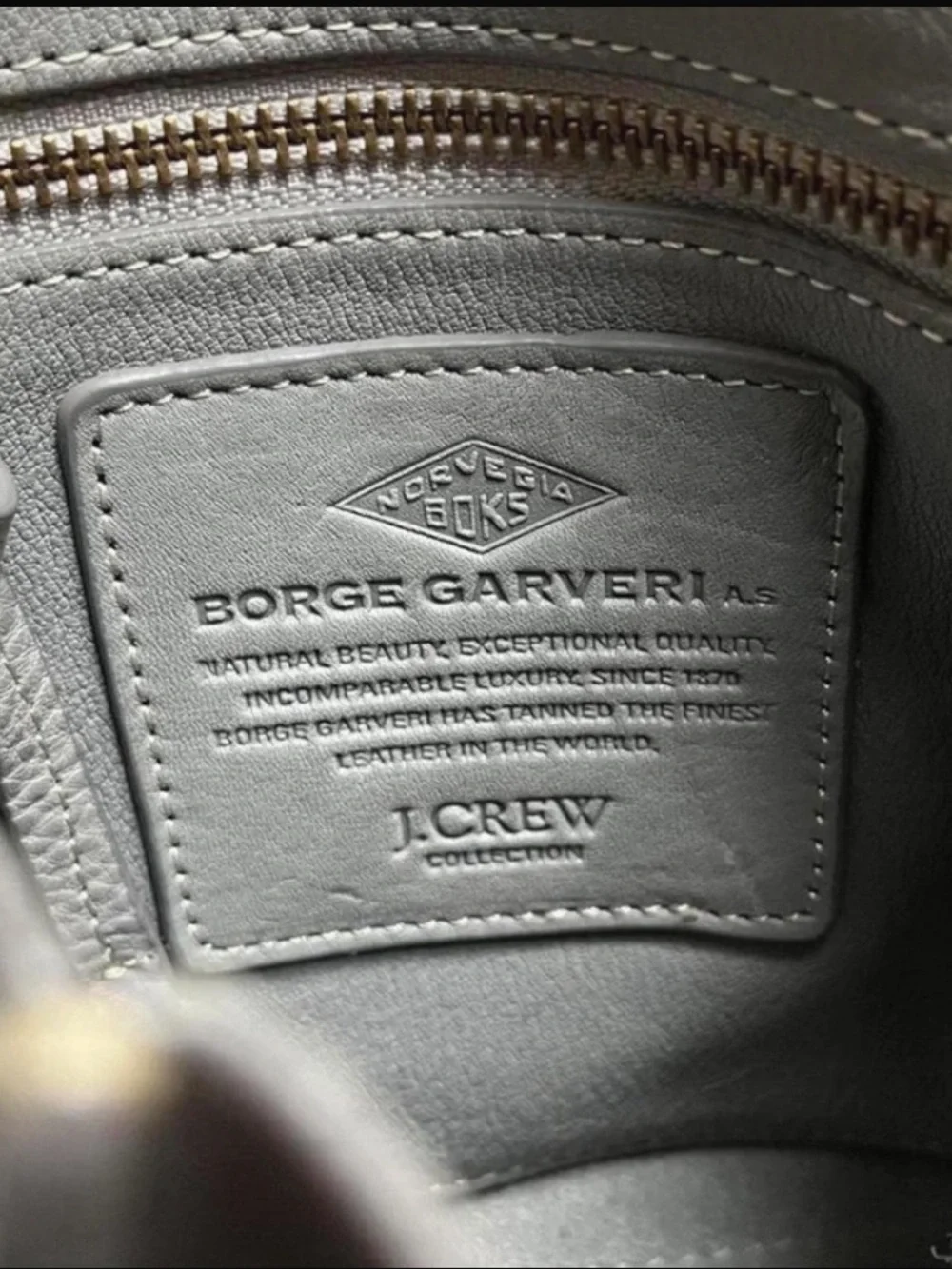 J.Crew vintage gray shoulder bag